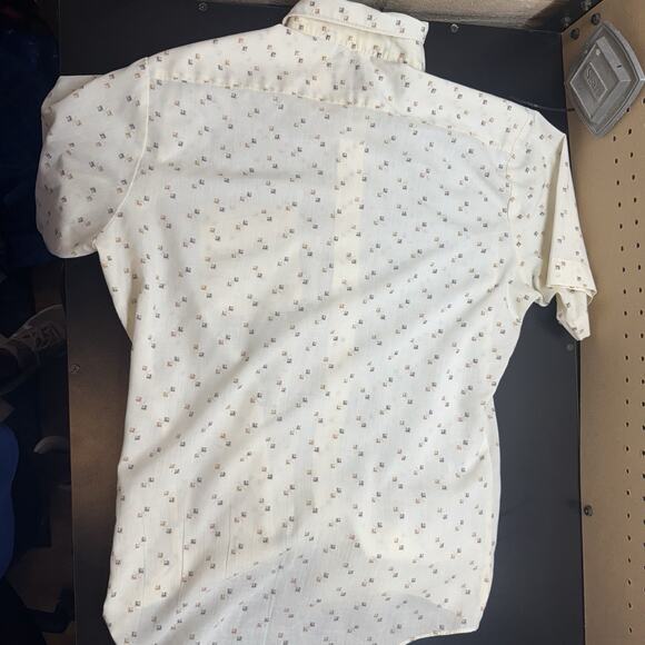 Vintage Bud Berma Men’s Short Sleeve Button-up Size Medium (15 1/2) - Picture 7 of 7